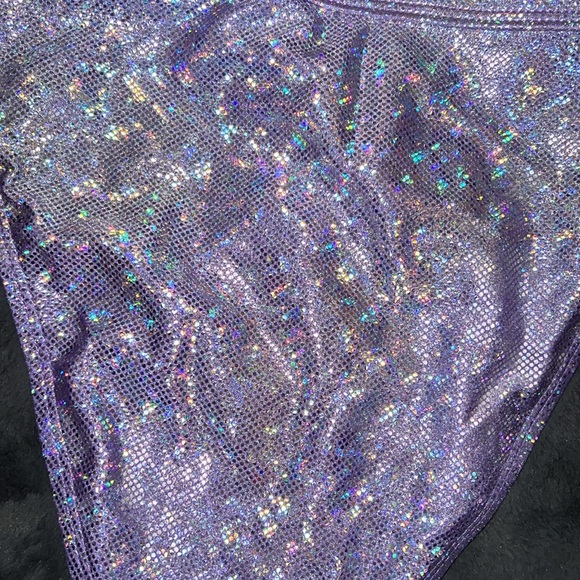 Iheartraves Purple Metallic Bottoms - Picture 5 of 5